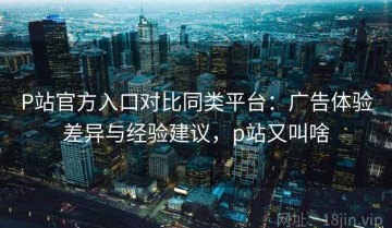 P站官方入口对比同类平台：广告体验差异与经验建议，p站又叫啥