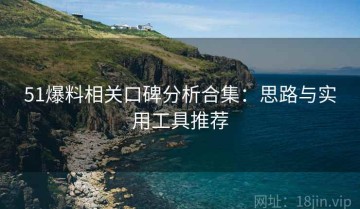 51爆料相关口碑分析合集：思路与实用工具推荐