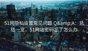 51网隐私设置常见问题 Q&A：总结一览，51网站密码忘了怎么办