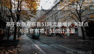 基于数据观察看51网流量增长 关键点与注意事项，51统计流量