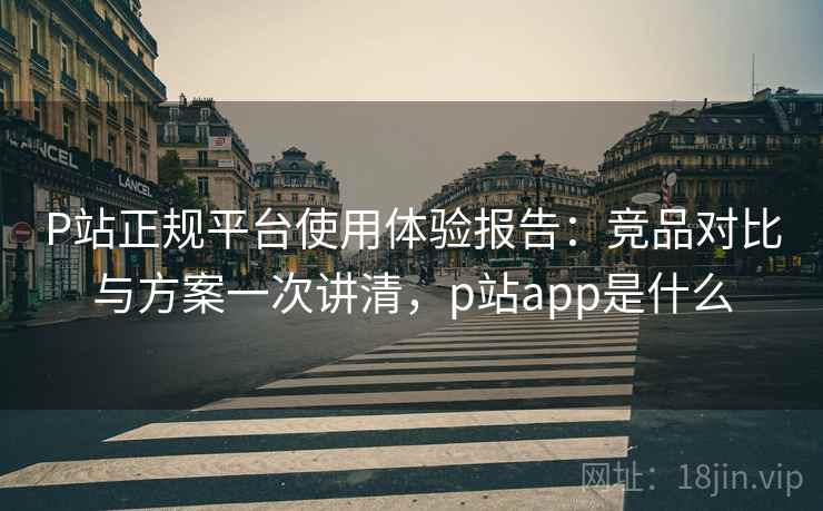 P站正规平台使用体验报告：竞品对比与方案一次讲清，p站app是什么