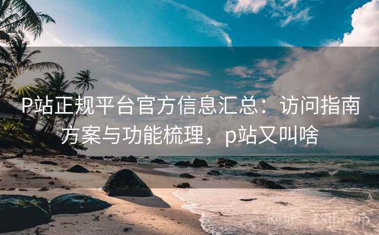 P站正规平台官方信息汇总：访问指南方案与功能梳理，p站又叫啥