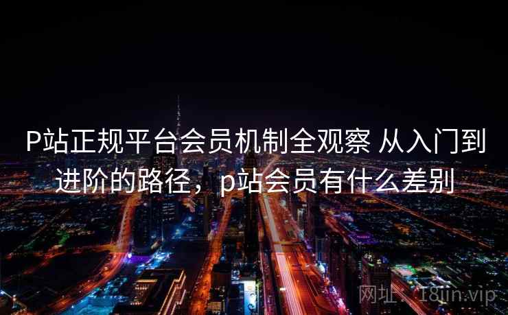 P站正规平台会员机制全观察 从入门到进阶的路径，p站会员有什么差别
