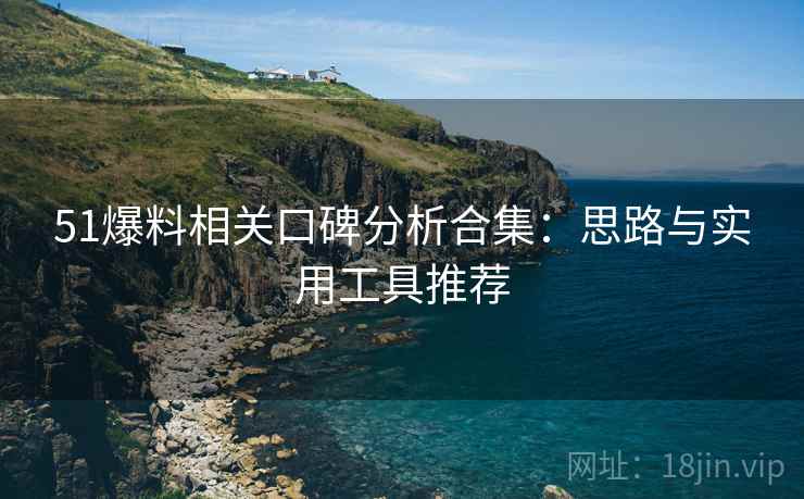 51爆料相关口碑分析合集：思路与实用工具推荐