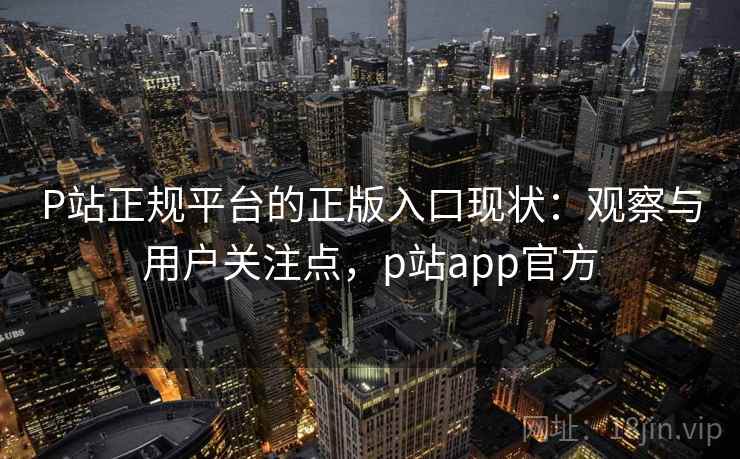 P站正规平台的正版入口现状：观察与用户关注点，p站app官方