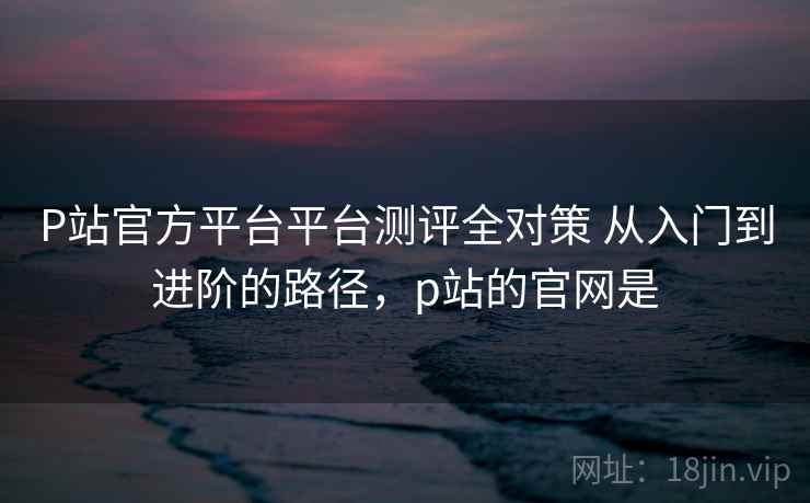 P站官方平台平台测评全对策 从入门到进阶的路径，p站的官网是