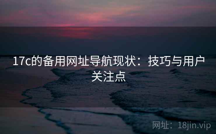 17c的备用网址导航现状：技巧与用户关注点