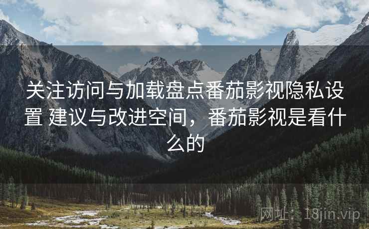 关注访问与加载盘点番茄影视隐私设置 建议与改进空间，番茄影视是看什么的