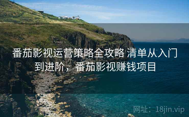 番茄影视运营策略全攻略 清单从入门到进阶，番茄影视赚钱项目